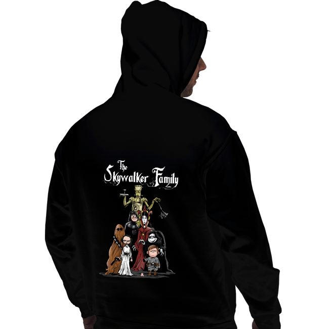 Daily_Deal_Shirts Pullover Hoodies, Unisex / Small / Black The Skywalker Family
