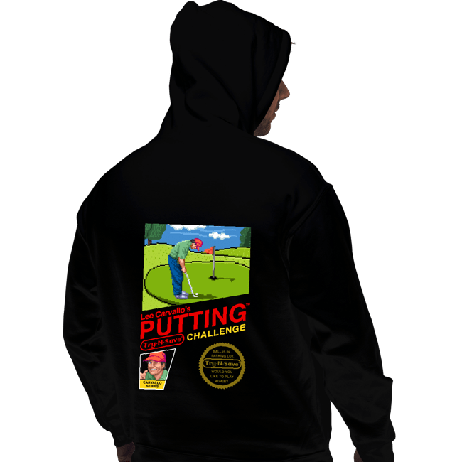 Shirts Pullover Hoodies, Unisex / Small / Black Lee Carvallo's Putting Challenge