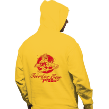 Load image into Gallery viewer, Daily_Deal_Shirts Pullover Hoodies, Unisex / Small / Gold Strange Pizza
