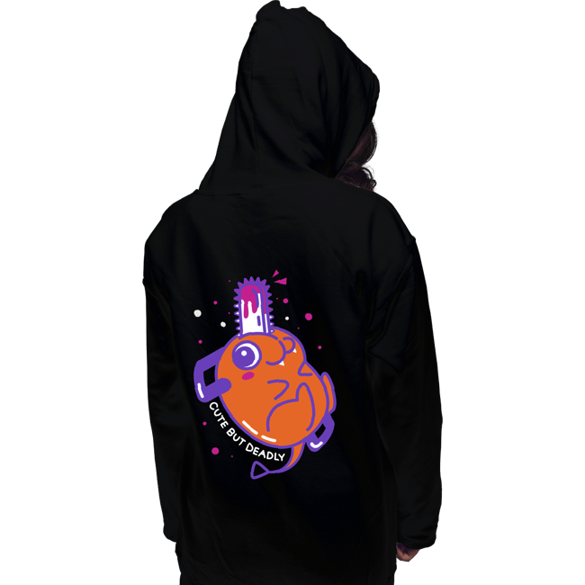 Shirts Pullover Hoodies, Unisex / Small / Black Cute But Deadly Pochita