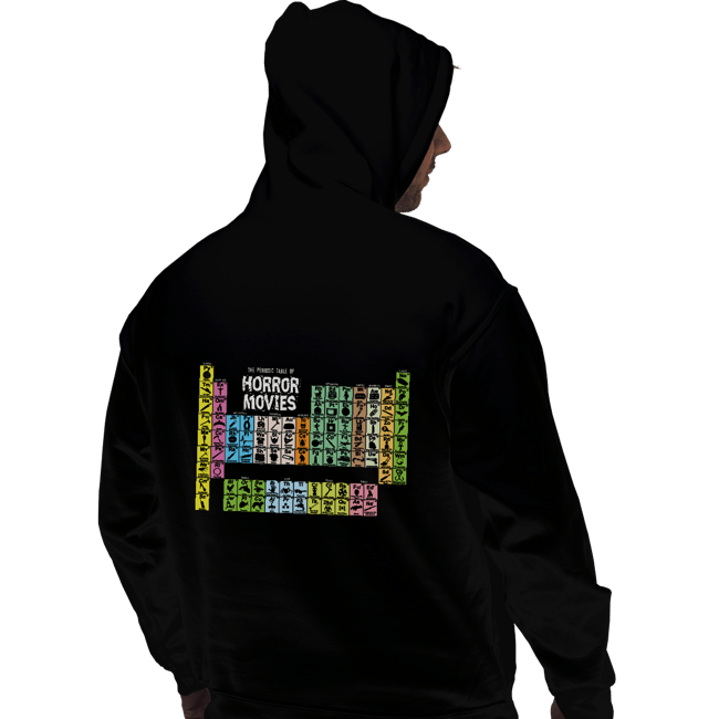 Shirts Pullover Hoodies, Unisex / Small / Black The Periodic Table Of Horror