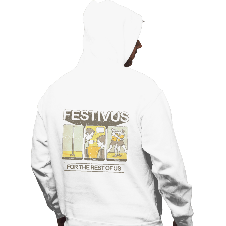Shirts Pullover Hoodies, Unisex / Small / White Festivus