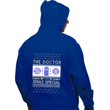 Load image into Gallery viewer, Shirts Pullover Hoodies, Unisex / Small / Royal Blue Doctor Ugly Sweater

