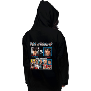 Daily_Deal_Shirts Pullover Hoodies, Unisex / Small / Black Dan Aykroyd Fighter