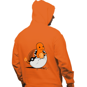 Shirts Pullover Hoodies, Unisex / Small / Orange Pokegg Ball