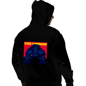 Daily_Deal_Shirts Pullover Hoodies, Unisex / Small / Black Star Command