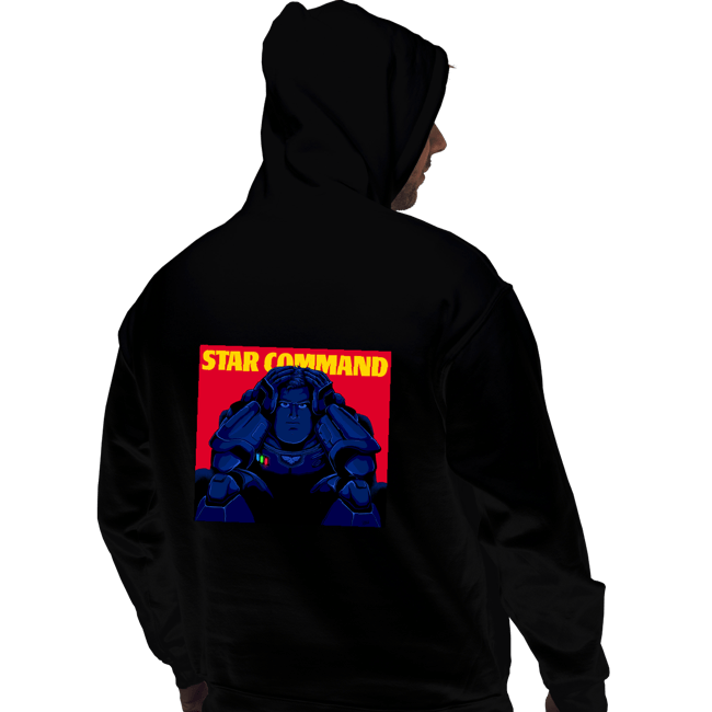 Daily_Deal_Shirts Pullover Hoodies, Unisex / Small / Black Star Command