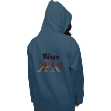 Load image into Gallery viewer, Daily_Deal_Shirts Pullover Hoodies, Unisex / Small / Indigo Blue The Mayhem
