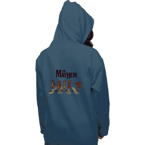 Daily_Deal_Shirts Pullover Hoodies, Unisex / Small / Indigo Blue The Mayhem