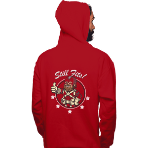 Shirts Zippered Hoodies, Unisex / Small / Red The Red Guardian