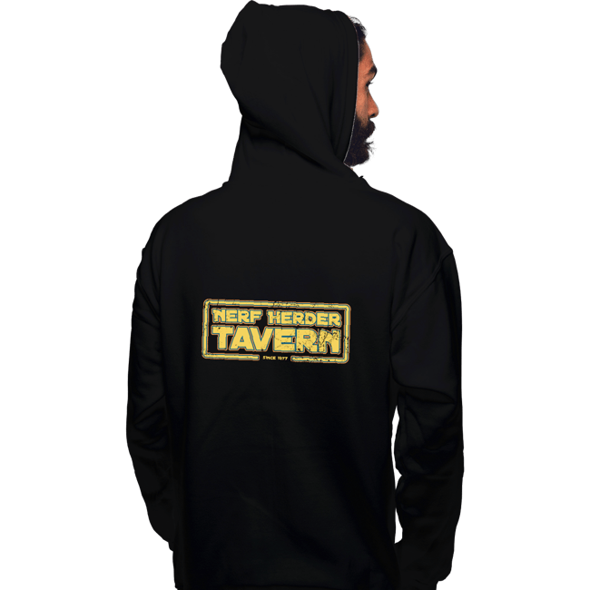 Shirts Pullover Hoodies, Unisex / Small / Black Nerf Herder Tavern