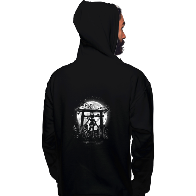 Shirts Pullover Hoodies, Unisex / Small / Black Moonlight Sailor