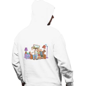Shirts Zippered Hoodies, Unisex / Small / White King Of The Couch