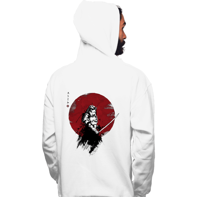 Shirts Pullover Hoodies, Unisex / Small / White Storm Samurai