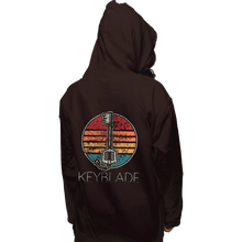 Load image into Gallery viewer, Shirts Pullover Hoodies, Unisex / Small / Dark Chocolate Retro Keyblade
