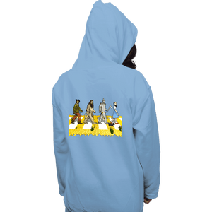 Daily_Deal_Shirts Pullover Hoodies, Unisex / Small / Royal Blue Yellow Brick Crossing