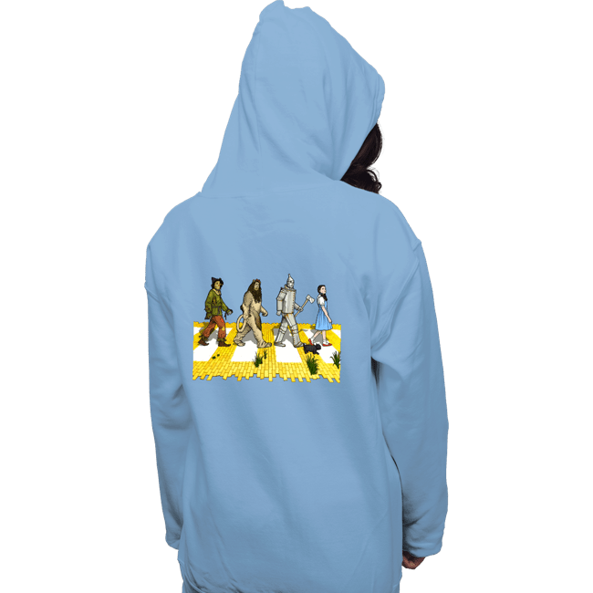 Daily_Deal_Shirts Pullover Hoodies, Unisex / Small / Royal Blue Yellow Brick Crossing