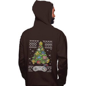 Shirts Pullover Hoodies, Unisex / Small / Dark Chocolate A Classic Gamers Christmas