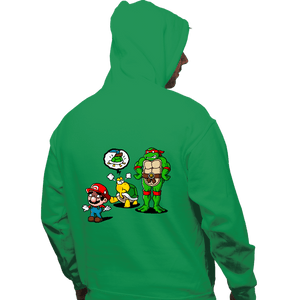 Secret_Shirts Pullover Hoodies, Unisex / Small / Irish Green Turtle Big Bro