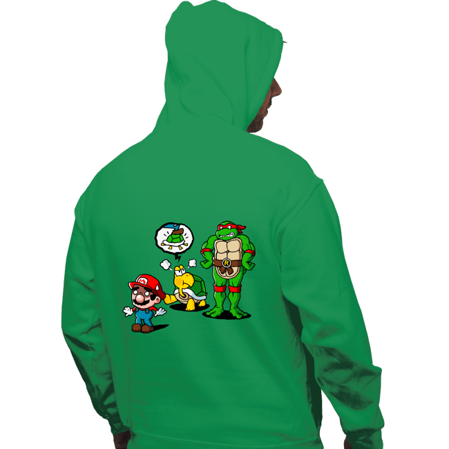 Secret_Shirts Pullover Hoodies, Unisex / Small / Irish Green Turtle Big Bro