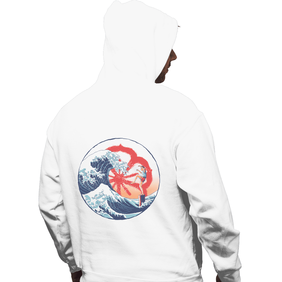 Shirts Zippered Hoodies, Unisex / Small / White The Great Wave Of Miyagi