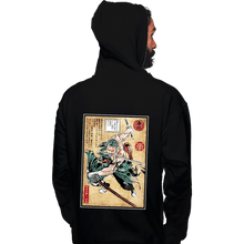 Load image into Gallery viewer, Daily_Deal_Shirts Pullover Hoodies, Unisex / Small / Black Pirate Hunter Woodblock
