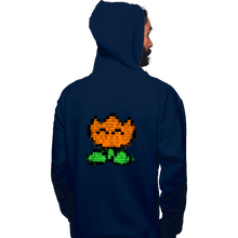 Load image into Gallery viewer, Secret_Shirts Pullover Hoodies, Unisex / Small / Navy Flower Graffiti
