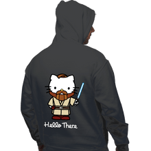 Load image into Gallery viewer, Daily_Deal_Shirts Pullover Hoodies, Unisex / Small / Charcoal Obi Kitty
