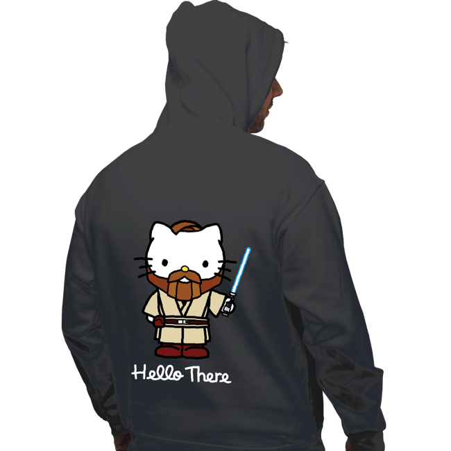 Daily_Deal_Shirts Pullover Hoodies, Unisex / Small / Charcoal Obi Kitty