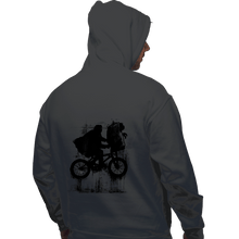 Load image into Gallery viewer, Secret_Shirts Pullover Hoodies, Unisex / Small / Charcoal Boy And Bike
