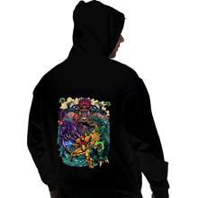 Load image into Gallery viewer, Daily_Deal_Shirts Pullover Hoodies, Unisex / Small / Black Metroid Tribute
