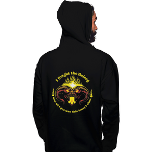 Shirts Zippered Hoodies, Unisex / Small / Black I Fought The Fire Demon