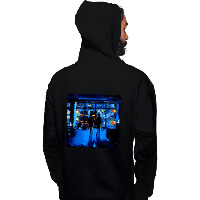 Daily_Deal_Shirts Pullover Hoodies, Unisex / Small / Black Van Gogh Never Watched The World Burn