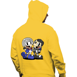 Secret_Shirts Pullover Hoodies, Unisex / Small / Gold Peacehead