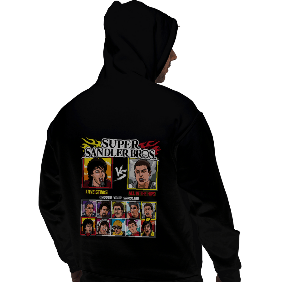 Shirts Pullover Hoodies, Unisex / Small / Black Super Sandler Bros