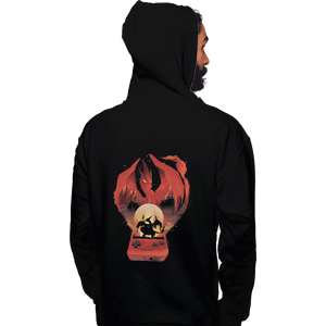Shirts Pullover Hoodies, Unisex / Small / Black Red Pocket Gaming