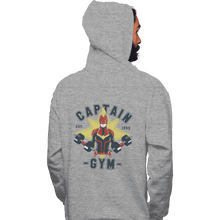 Load image into Gallery viewer, Shirts Pullover Hoodies, Unisex / Small / Sports Grey Captain Gym
