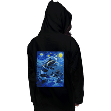 Load image into Gallery viewer, Daily_Deal_Shirts Pullover Hoodies, Unisex / Small / Black Starry Saturn
