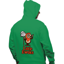 Load image into Gallery viewer, Daily_Deal_Shirts Pullover Hoodies, Unisex / Small / Irish Green Little Ewoks
