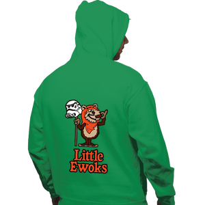 Daily_Deal_Shirts Pullover Hoodies, Unisex / Small / Irish Green Little Ewoks