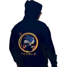 Load image into Gallery viewer, Daily_Deal_Shirts Pullover Hoodies, Unisex / Small / Navy Quick Hedgehog
