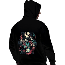 Load image into Gallery viewer, Daily_Deal_Shirts Pullover Hoodies, Unisex / Small / Black Jack &amp; Sally Card
