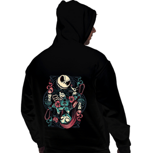 Daily_Deal_Shirts Pullover Hoodies, Unisex / Small / Black Jack & Sally Card