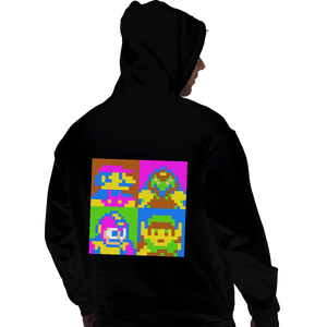Shirts Zippered Hoodies, Unisex / Small / Black Pop NES