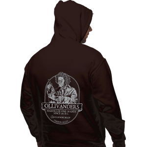 Secret_Shirts Pullover Hoodies, Unisex / Small / Dark Chocolate Ollivander's Fine Wands