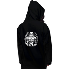 Load image into Gallery viewer, Shirts Pullover Hoodies, Unisex / Small / Black Digital Mechanical Cyborg
