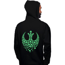 Load image into Gallery viewer, Secret_Shirts Pullover Hoodies, Unisex / Small / Black Shamrock Rebel
