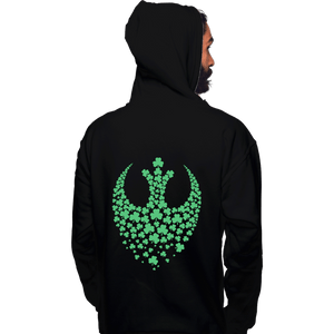 Secret_Shirts Pullover Hoodies, Unisex / Small / Black Shamrock Rebel