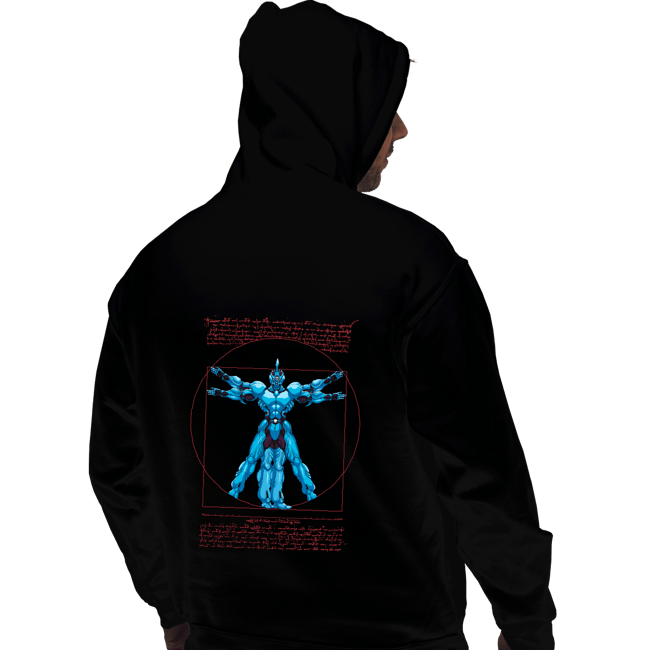 Daily_Deal_Shirts Pullover Hoodies, Unisex / Small / Black Vitruvian Bio Boost Armor