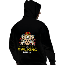 Load image into Gallery viewer, Shirts Pullover Hoodies, Unisex / Small / Black The Owl King
